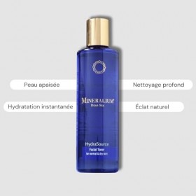 Mineralium - Tonique Visage Réjuvénant à lHamamélis pour Peaux Normales à Sèches - Apaise et Élimine les Impuretés - Enrichi