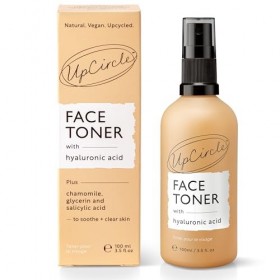 UpCircle Tonique visage avec acide hyaluronique + acide salicylique 99,2 g – pour équilibrer, repulper et apaiser – Eau de fr
