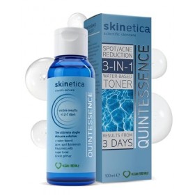 Skinetica Quintessence Toner visage pour lacné, les taches et les imperfections 100 ml | Sans produits chimiques agressifs, 