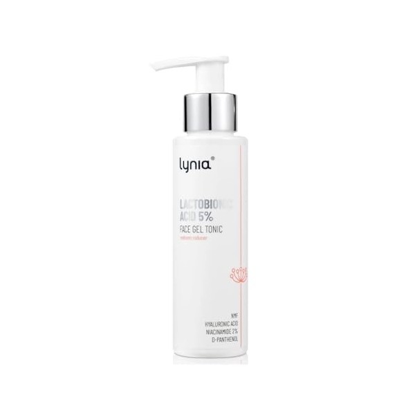 Lуnia - Gel tonic for sensitive, capillary skin with 5% lactobionic acid, 100 ml