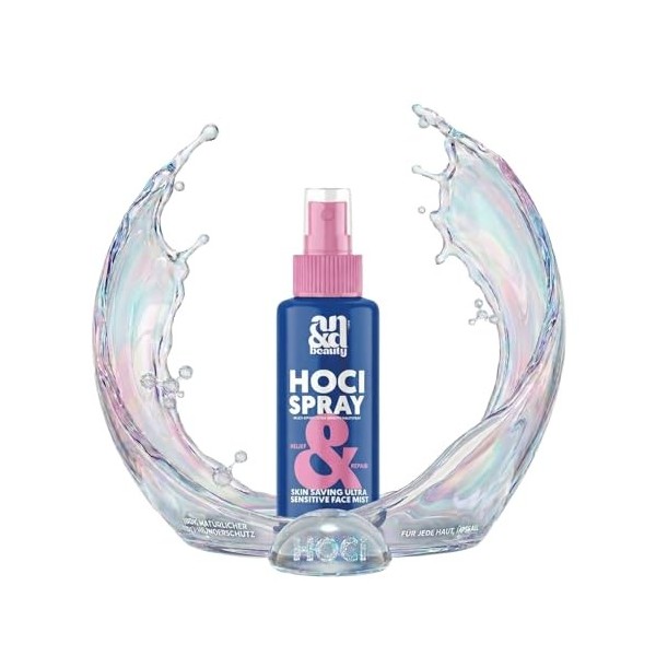ANDbeauty HOCl Spray pour le visage - Tonique apaisant pour la peau à lacide hypochlorique - Tonique rafraîchissant et hydra