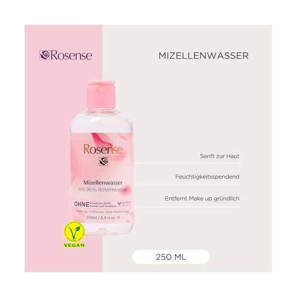 Rosense Mizellen Eau de rose 250 ml