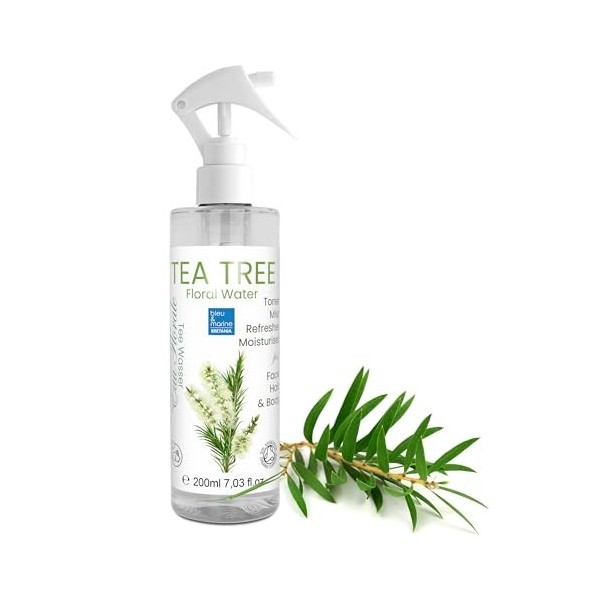 Hydrolat darbre à thé 100% pur · Eau florale pour tous les types de peau · Soins de la peau, cosmétiques maison, aromathérap