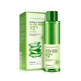 BIOAQUA 92% Aloe Vera Rafraîchir Toner Hydratant Soins de la Peau des Plantes Naturelles 120ml Lotions Toniques