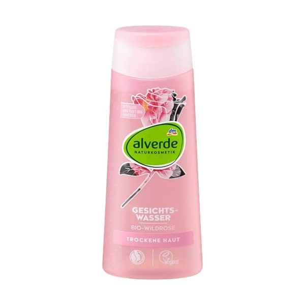 alverde NATURKOSMETIK Tonique à la rose sauvage - 200 ml