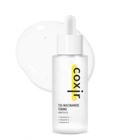 coxir TXA NIACINAMIDE Toning Acide I Acide Tranexamique, Vitamine C I Even Skin Tone, Hydratant, Lisse, Calming, Hydratant, H