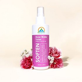 Rose Water Toner for Skin, Face & Hair, Pure Moroccan Rosewater Distilled from Rosa Damascena, Natural Organic Mist for Dry S
