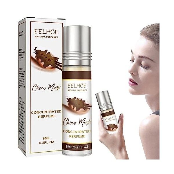 Parfum Concentré Musc Choco | 6 Ml Parfum Arabe Choco Musk | Parfum DHuile Essentielle Au Musc |Naturel Choco Musk Huile De 