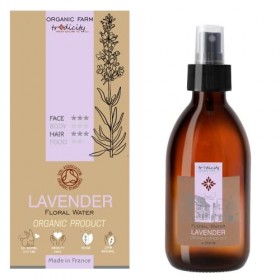 Hydrolat de Lavande Bio 250ml | Eau Florale Rafraîchissante | Soin Apaisant et Purifiant pour Peaux Délicates | Utilisation C...