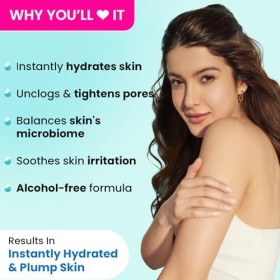 Dot & Key Tonique hydratant à leau de riz avec hyaluronique | Tonique à leau de riz pour peaux sèches, sensibles et grasses