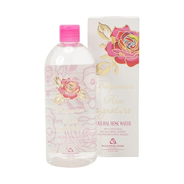 Bulgarian Rose Signature - Eau de Rose 100% Naturelle, 500ml, Bulgarie