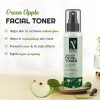 Nutriglow Advanced Organic Green Apple Facial Toner with Green Apple and Alovera Extracts for Anti-Ageing, Reduce Pigmenation