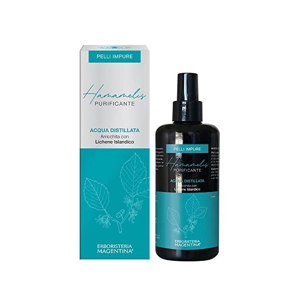 Erboristeria Magentina Eau distillée Hamamelis Purifiant 200 ml