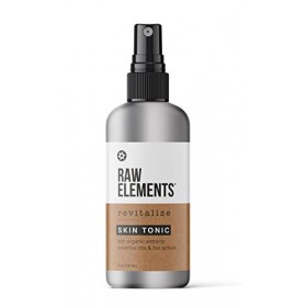 Raw Elements Tonique organique quotidien revitalisant pour hydrater et réparer avec algues arctiques, aloe vera, huile doliv
