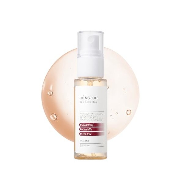 [MIXSOON] H.C.T. Mist 50 ml | Hydratant et apaisant la peau irritée | Sans cruauté envers les animaux