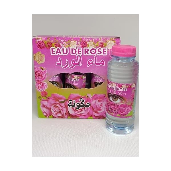 Eau de Rose Hydratant Visage, 3 x 125 ml