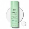 Rael Miracle Clear Toner Visage - Skincare Coreen, Réduit les Pores Dilatés, Anti-Imperfections, Peaux à Tendance Acnéique, G