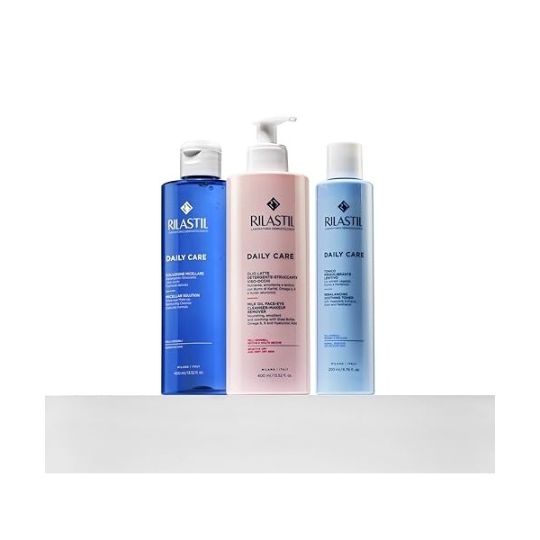 Rilastil Tonic for Face 200 ml - Hypoallergénique - Sans alcool - Rafraîchissant - 200 grams - 200 ml - 6.76 fluid_ounces - S