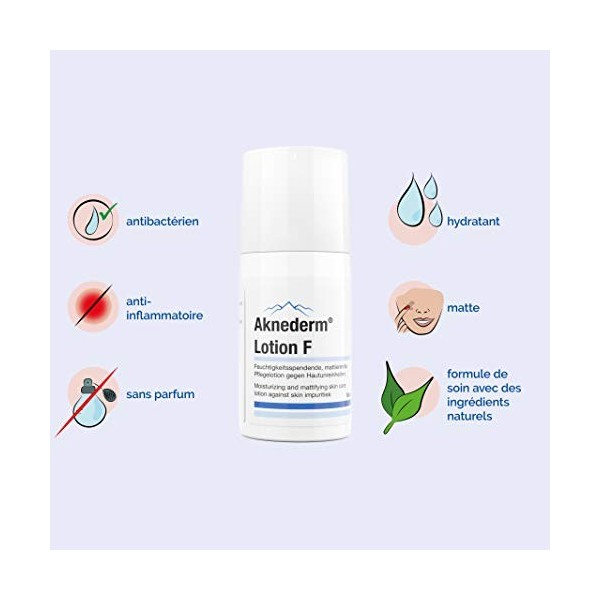 Aknederm Lotion F gegen Hautunreinheiten, 30 ml Lotion