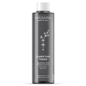 Madara Clarifying Toner 200 ml - avec Écorce de Chêne et Eau de Rose – Réduit l’apparence des pores, diminue la brillance et ...