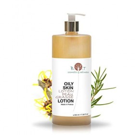 B.O.T Cosmetic & Wellness - Lotion Purifiante Visage 500ml | Peau Grasse | Nettoyante, Hydratante | Régule Sébum | Réduit Poi