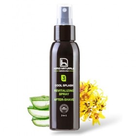 Homo Naturals Spray Tonique Visage Homme + Après-Rasage – Brume Revitalisante pour le Visage – Nettoyant Apaisant pour Peau G