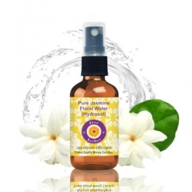 Eau florale pure de jasmin Deve Herbes Hydrolat Jasminum officinale 100% de qualité thérapeutique 100 ml 3.38 oz Lotions To...