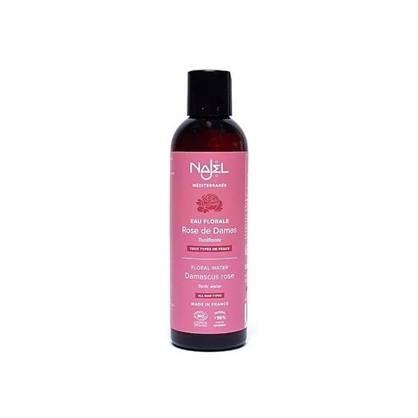 Najel - Hydrolat de rose de Damas organique - BIO - Tonifiant 200ml 
