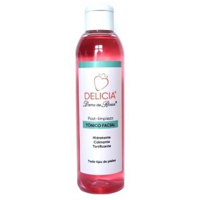 Delicia Dame de Roses Tonique visage hydratant, apaisant et tonifiant pour tous types de peaux, 200 ml