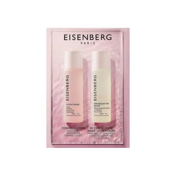 Eisenberg Lotion tonifiante 50 ml + Bi- Phase pure Make - Up Remover 50 ml duo set