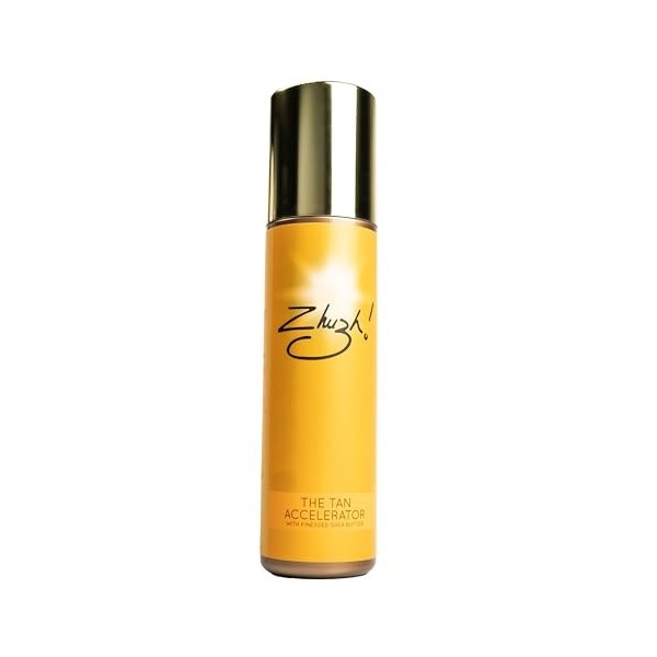 Zhuzh! Accélérateur de bronzage 200 ml – Bronzage rapide et naturel – Formule hydratante pour soleil et solarium – Avec ingré...