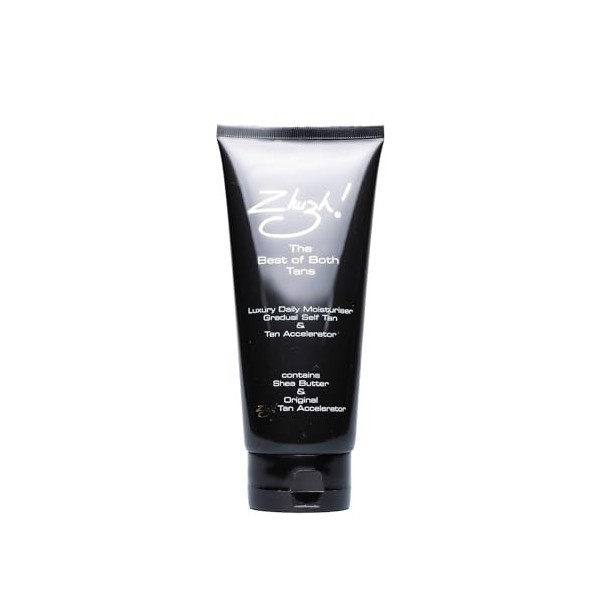 Zhuzh! Accélérateur de bronzage 200 ml – Bronzage rapide et naturel – Formule hydratante pour soleil et solarium – Avec ingré...