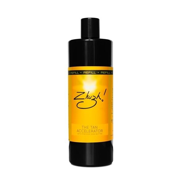 Zhuzh! Accélérateur de bronzage 200 ml – Bronzage rapide et naturel – Formule hydratante pour soleil et solarium – Avec ingré...