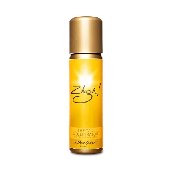 Zhuzh! Accélérateur de bronzage 200 ml – Bronzage rapide et naturel – Formule hydratante pour soleil et solarium – Avec ingré...