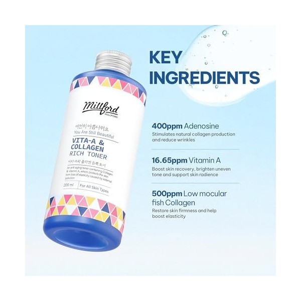 Millford Vita-A & Collagène Riche Toner