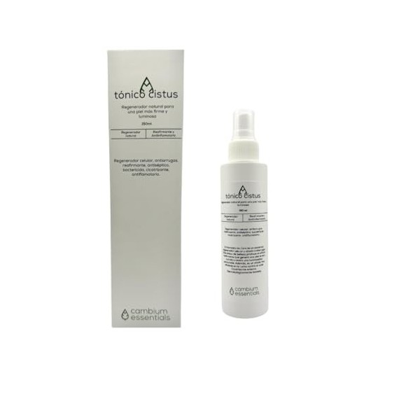 CAMBIUM ESSENTIALS Tonique régénérateur naturel avec hydrolat de jara sauvage 150 ml - raffermissant, anti-inflammatoire et a
