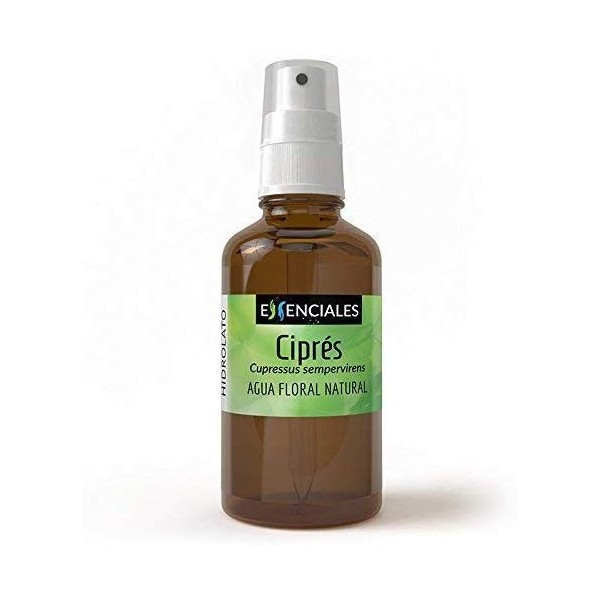 Essenciales - Hydrolat d’eau florale de cyprès, 100% pure et naturelle - 1 litre | Hydrolat de cupressus sempervirens Lotions...