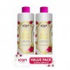 ican Eau de rose pure 100 % naturelle, hydratante et purifiante, 2 x 500 ml 1000 ml 