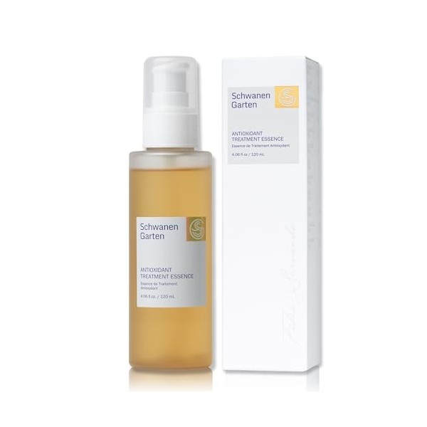 Schwanen Garten Treatment Essence 4.06oz / 120ml - Toner d’amorçage antioxydant, apaisant, végétalien, beauté propre, ingrédi