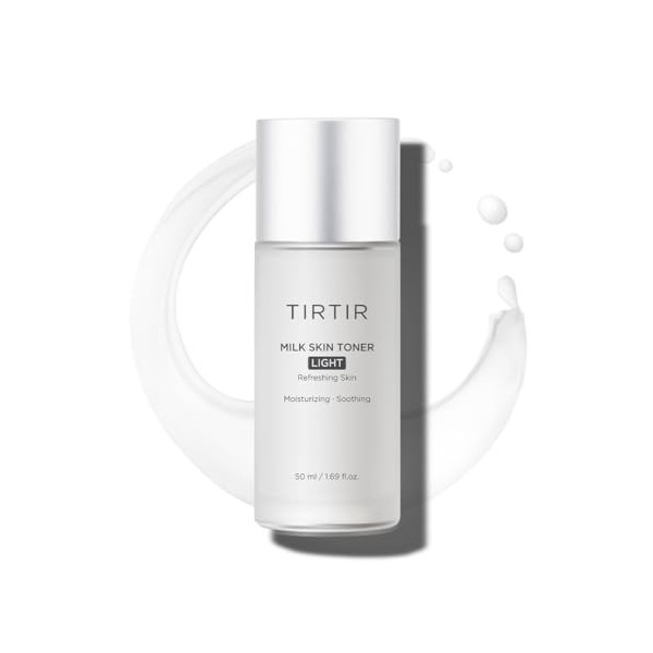 TIRTIR Tonique Pour La Peau Au Lait, Hydratation Instantanée Légère Avec 4% De Niacinamide, Raffermissant Les Pores Pour Les 