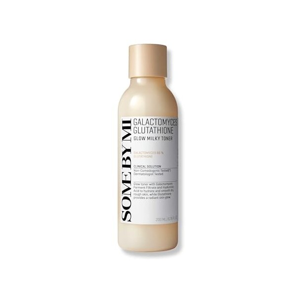 SOME BY MI Galactomyces Glutathione Glow Milky Toner – 200ml – Tonique coréen hydratant & éclaircissant au glutathion et vita