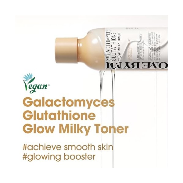 SOME BY MI Galactomyces Glutathione Glow Milky Toner – 200ml – Tonique coréen hydratant & éclaircissant au glutathion et vita