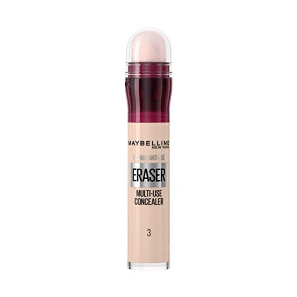 Maybelline New York - Anti-cernes/Correcteur Fluide - Instant Anti-Age L’Effaceur - Teinte : Beige Rosé 01 - 6,8 ml Anti-cern...