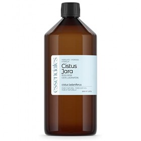 Essenciales - Hydrolat et Eau florale de Ciste ladanifère Cistus ladaniferus BIO, 1 L | 100% Pure et Naturel - Certifiée Bi L...