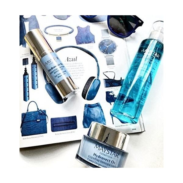 MAYSTAR - HYDROVECT O2 Essential Oxygen Mist Tonique visage hydratant et rafraîchissant - également pour les hommes - 200 ml
