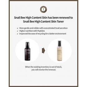 Benton Snail Bee High Content Skin Toner 150ml 5.07 fl. Oz. - Filtrate de sécrétion descargot et eau de thé vert contena Loti...