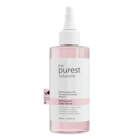 The Purest Solutions Toner PHA rose purifiant et éclaircissant pour peaux sensibles