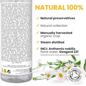 bleumarine Bretania - Véritable eau de camomille | Apaisant et apaisant | Régénération de la peau et apaise la peau | Idéal a