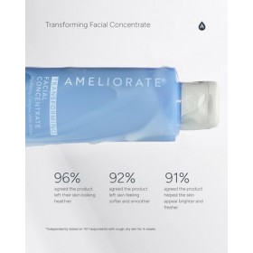 AMELIORATE Transforming Facial Concentrate 200ml | Clinically Proven Pore Refining Toner for Face | Hydrates, Brightens & Smo