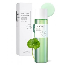 The AVVE Derma Teca Biome Toner végétalien coréen pour le visage avec Centella Asiatica Exfoliant pour peaux sèches et sensi